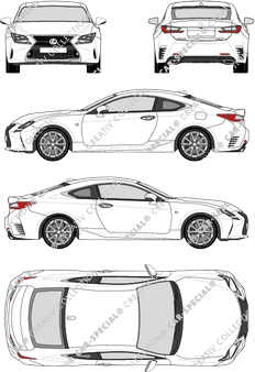 Lexus RC Coupé, 2015–2018 (Lexu_022)