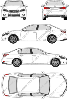 Lexus GS 300h Limousine, aktuell (seit 2015) (Lexu_023)