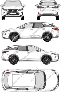 Lexus RX 200t station wagon, attuale (a partire da 2016) (Lexu_026)