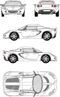 Lotus Elise Roadster, 2000–2010 (Lotu_001)