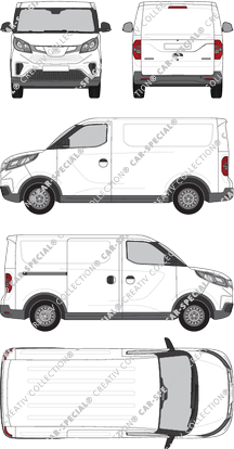 Maxus eDeliver 3 furgone, attuale (a partire da 2020) (Maxu_001)