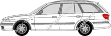 Mazda 626 station wagon, 2000–2002