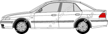 Mazda 626 berlina, 2000–2002