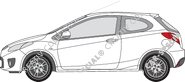 Mazda 2 Kombilimousine, 2008–2010