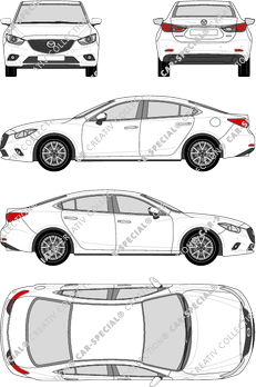 Mazda 6 berlina, a partire da 2013 (Mazd_069)