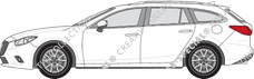 Mazda 6 station wagon, a partire da 2013