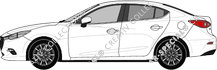 Mazda 3 berlina, 2017–2019