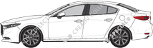 Mazda 3 berlina, attuale (a partire da 2019)
