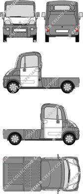 Aixam Multi-Truck Pick-up, 2006–2011 (Mega_007)