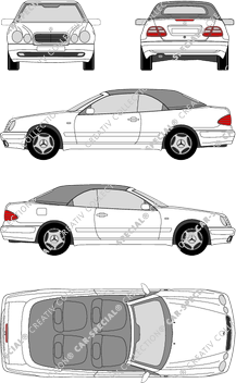 Mercedes-Benz CLK Cabrio, 1999–2003 (Merc_009)