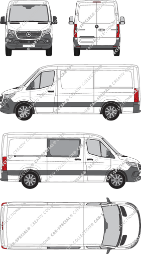 Mercedes-Benz Sprinter van/transporter, current (since 2018) (Merc_1015)