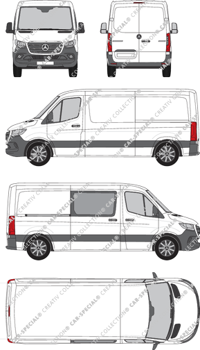 Mercedes-Benz Sprinter van/transporter, current (since 2018) (Merc_1016)