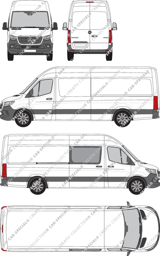 Mercedes-Benz Sprinter furgone, attuale (a partire da 2018) (Merc_1019)