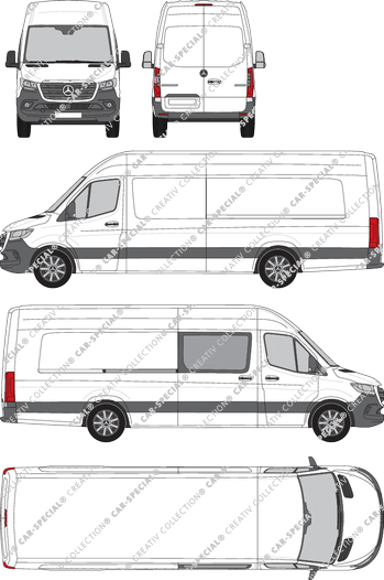 Mercedes-Benz Sprinter van/transporter, current (since 2018) (Merc_1020)