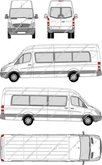 Mercedes-Benz Sprinter Transfer 45 minibus, from 2007 (Merc_395)