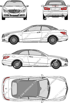 Mercedes-Benz E-Klasse Cabrio, 2010–2013 (Merc_421)