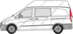 Mercedes-Benz Vito Mixto furgone, 2010–2014