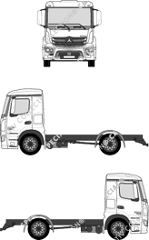 Mercedes-Benz Antos Fahrgestell für Aufbauten, 2012–2018 (Merc_514)
