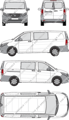 Mercedes-Benz Vito Mixto van/transporter, 2014–2023 (Merc_732)