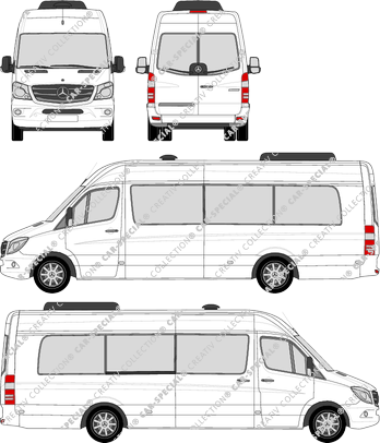 Mercedes-Benz Sprinter Travel 45 Kleinbus, 2014–2018 (Merc_757)