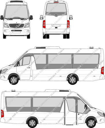Mercedes-Benz Sprinter Travel 65 Kleinbus, 2014–2018 (Merc_759)