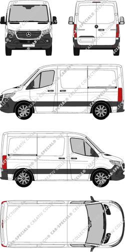 Mercedes-Benz Sprinter van/transporter, current (since 2018) (Merc_810)