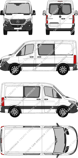 Mercedes-Benz Sprinter van/transporter, current (since 2018) (Merc_814)