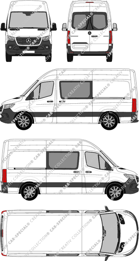 Mercedes-Benz Sprinter van/transporter, current (since 2018) (Merc_840)