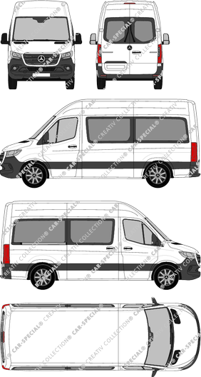 Mercedes-Benz Sprinter Tourer minibus, current (since 2018) (Merc_841)