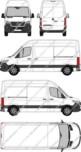 Mercedes-Benz Sprinter van/transporter, current (since 2018) (Merc_844)