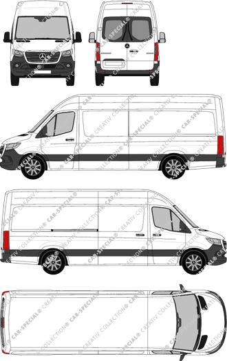 Mercedes-Benz Sprinter van/transporter, current (since 2018) (Merc_851)