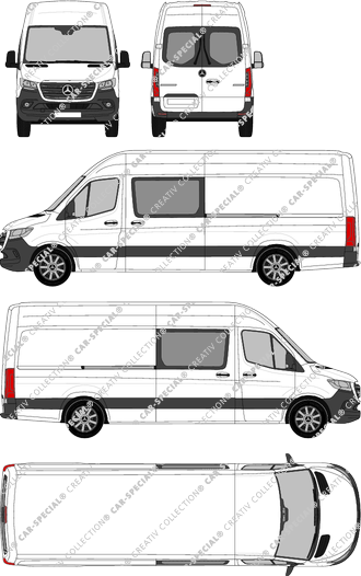Mercedes-Benz Sprinter van/transporter, current (since 2018) (Merc_854)