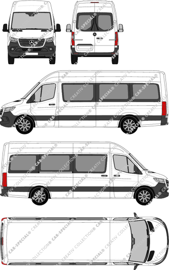 Mercedes-Benz Sprinter Tourer minibus, current (since 2018) (Merc_855)