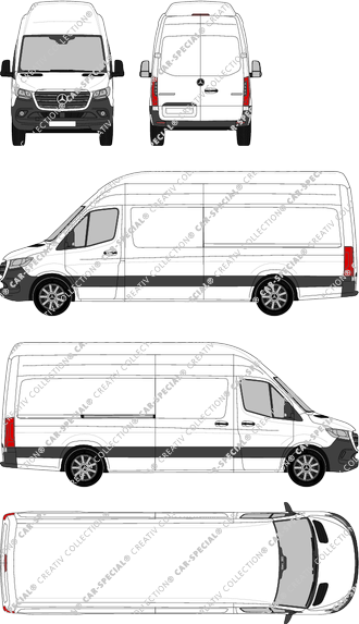 Mercedes-Benz Sprinter van/transporter, current (since 2018) (Merc_865)