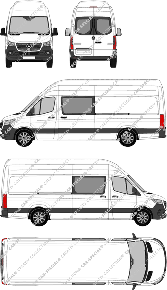 Mercedes-Benz Sprinter furgone, attuale (a partire da 2018) (Merc_870)