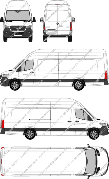 Mercedes-Benz Sprinter furgone, attuale (a partire da 2018) (Merc_871)