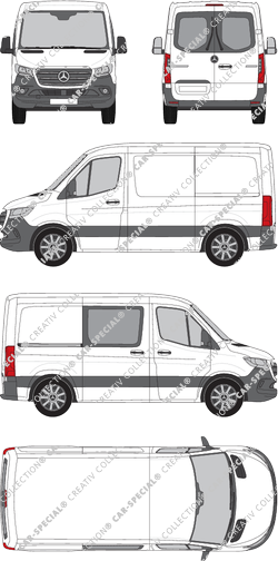 Mercedes-Benz Sprinter van/transporter, current (since 2018) (Merc_895)
