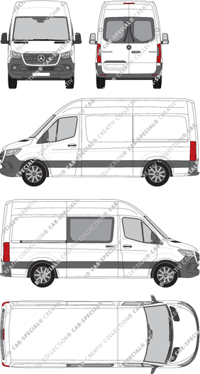 Mercedes-Benz Sprinter van/transporter, current (since 2018) (Merc_898)
