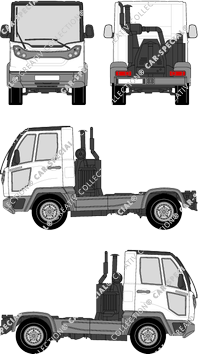 Multicar M31 Fahrgestell für Aufbauten, ab 2013 (Mult_005)