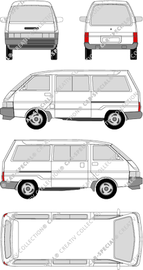 Nissan Vanette Van, 1985–1993 (Niss_046)