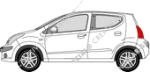 Nissan Pixo Kombilimousine, 2009–2013