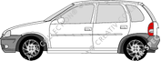 Opel Corsa Kombilimousine, 1993–2000