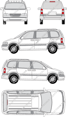 Opel Sintra station wagon, 1996–1999 (Opel_033)