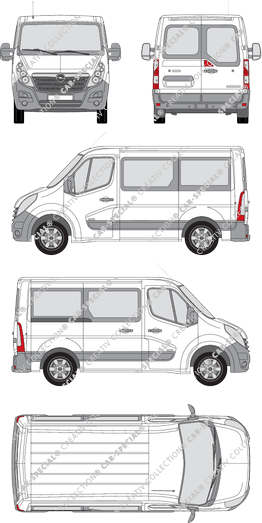 Opel Movano minibus, 2012–2019 (Opel_357)