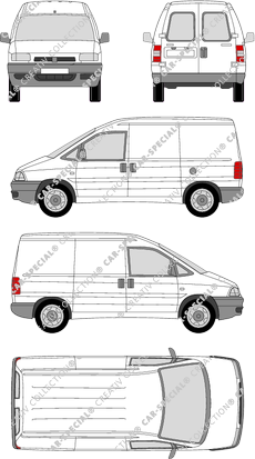 Peugeot Expert furgone, 1995–2006 (Peug_039)