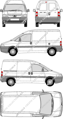 Peugeot Expert furgone, 2004–2007 (Peug_137)