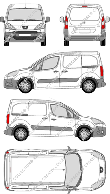 Peugeot Partner Kastenwagen, 2008–2015 (Peug_222)