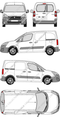 Peugeot Partner fourgon, 2015–2018 (Peug_381)