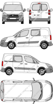 Peugeot Partner fourgon, 2015–2018 (Peug_382)