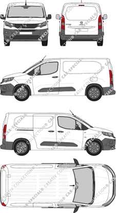 Peugeot Partner van/transporter, 2018–2024 (Peug_508)